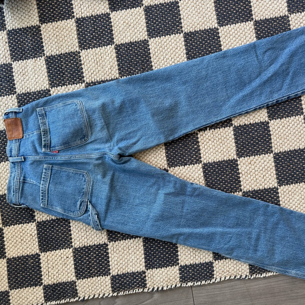 Levis Blue Denim Cargo Jeans - Picture 4 of 5